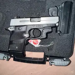 SIG Sauer P938 Two-Tone 9mm w/ Crimson Trace Laser