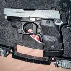 SIG Sauer P938 Two-Tone 9mm w/ Crimson Trace Laser - photo 3