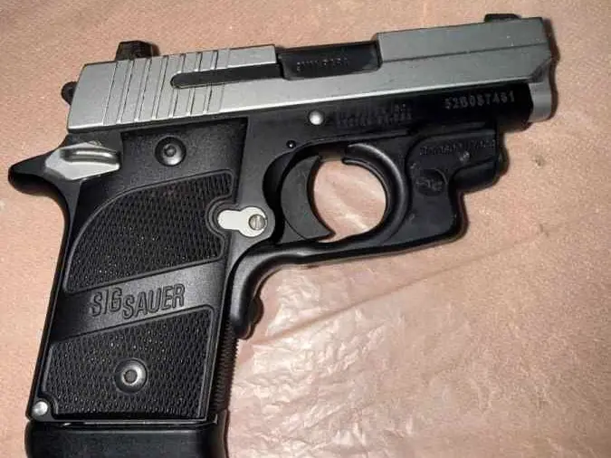 SIG Sauer P938 Two-Tone 9mm w/ Crimson Trace Laser - photo 4