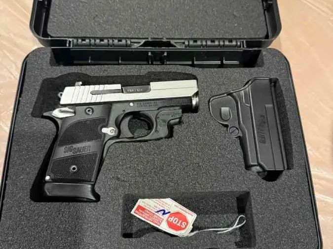 SIG Sauer P938 Two-Tone 9mm w/ Crimson Trace Laser - photo 5