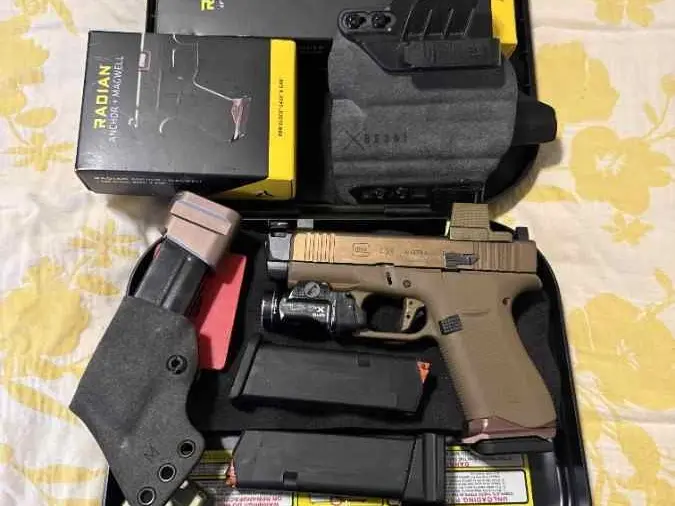 Glock 43X MOS w/ Radian Ramjet, Red Dot, TLR-7X & Extras - photo 3